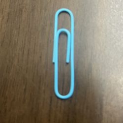 Light Blue Paper Clip 