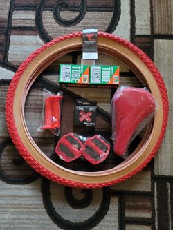 NEW Bicycle Bmx Parts Bundle 24" Red