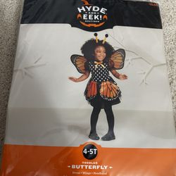 Toddler Butterfly Halloween Costume.
