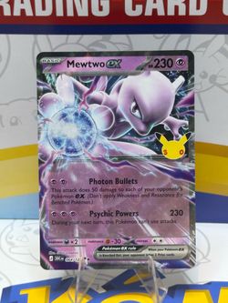 Mewtwo EX Double Rare Card 064/128, 30th Celebration