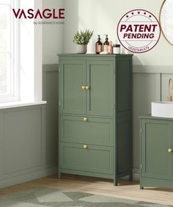 Bathroom Floor Storage Cabinet,