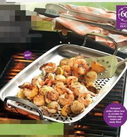 Princess House Stainless Steel Barbecue Rectangle Grill Grilling Pan