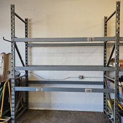 Industrial racking 4 sections 10 shelves