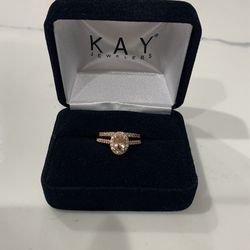 Rose Gold And Morganite Ring