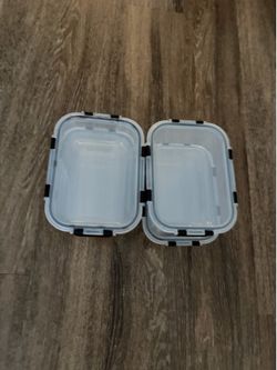 6 glass tuppleware - new