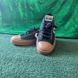 Black And Brown Converse Men's Size 7