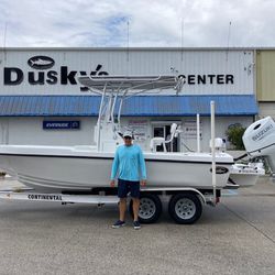 Reduced!! DUSKY 217XF center Console Boat