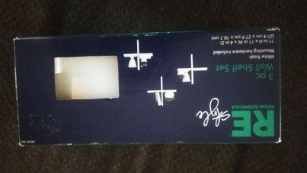 3 piece wall shelf