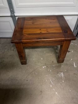 Solid wood coffee table