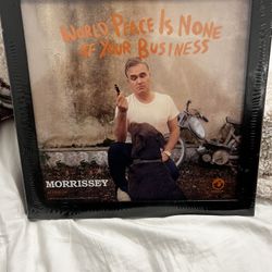 Morrissey World Peace Is None Of Your Business Deluxe Vinyl Box Set With CD Inside Sealed!