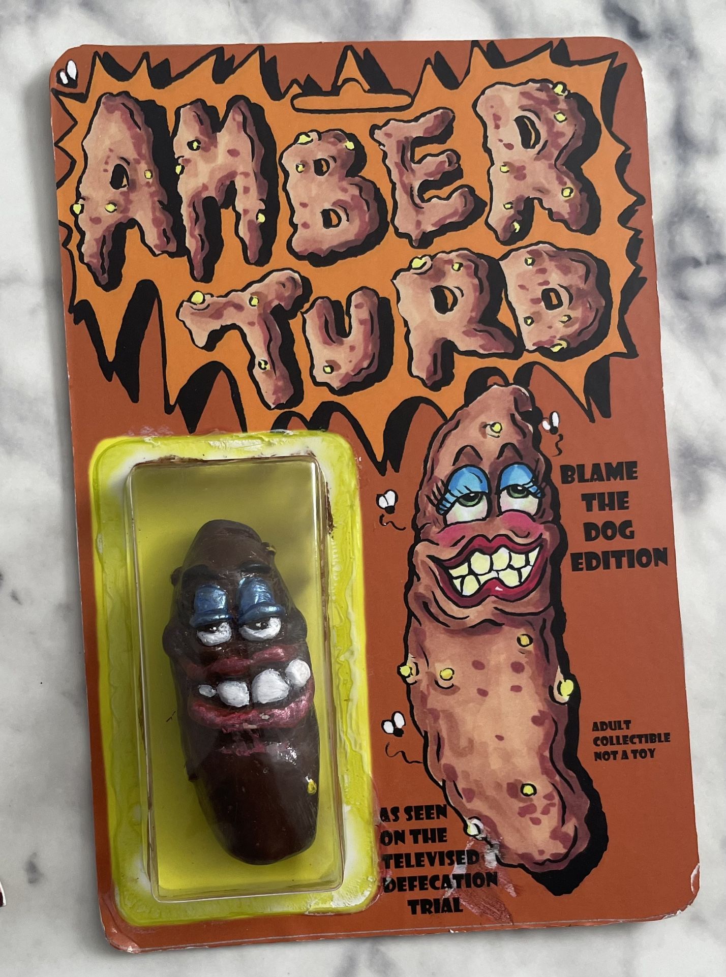 Amber Turd Sculpture