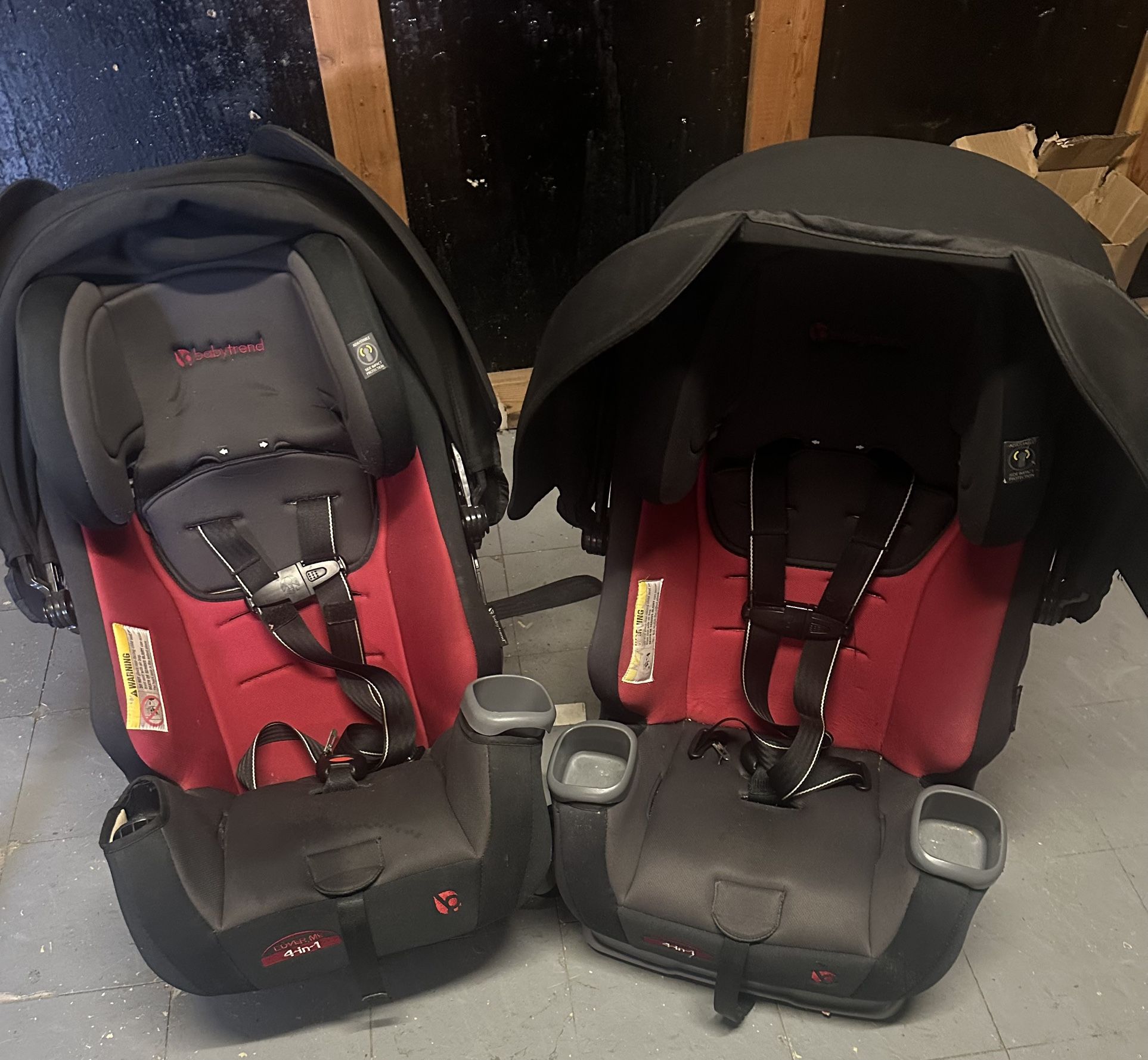 Baby Trend Toddler Car seats 