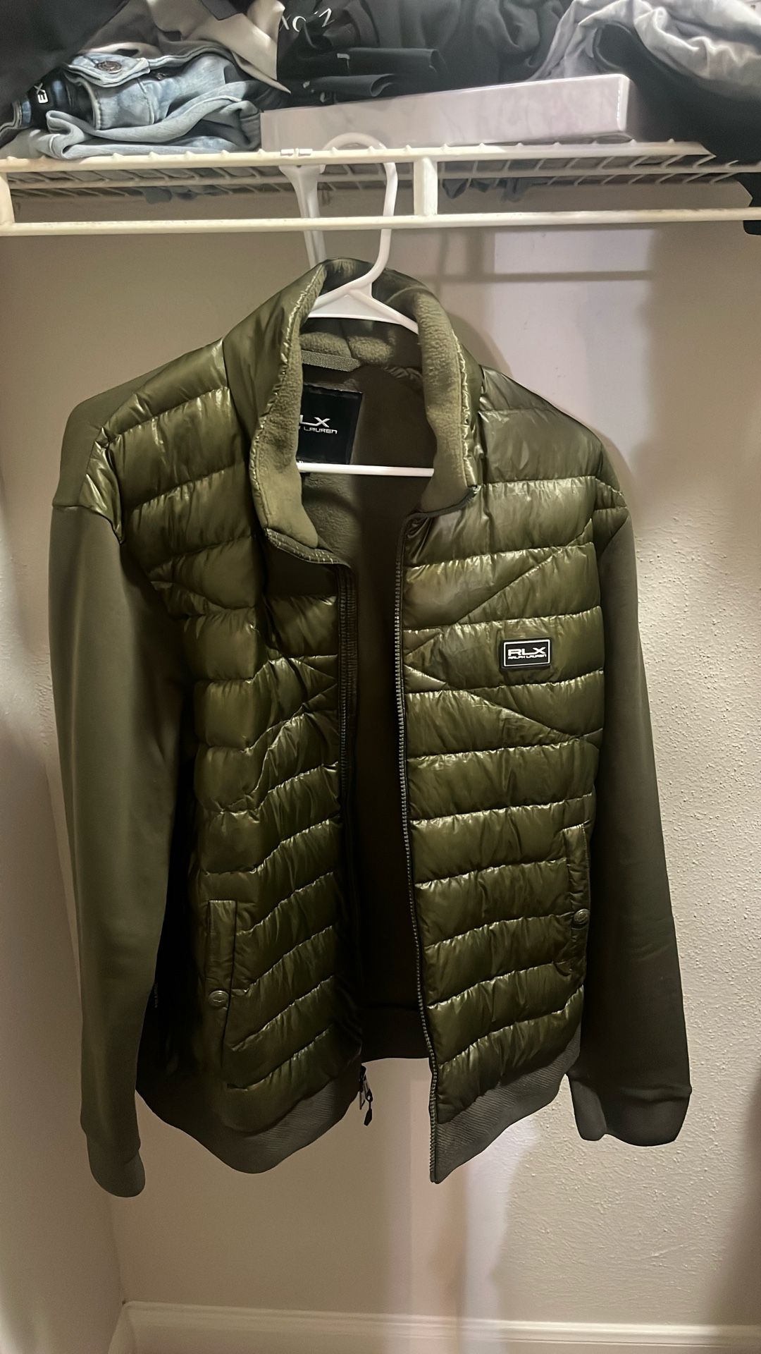 Ralph Lauren Green Zip Up Fleece