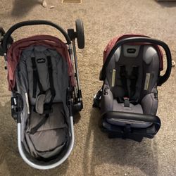 Eve Flo Pivot Car seat And Stroller Combo 