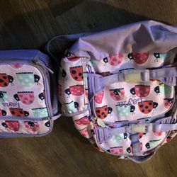 Free Matching Ladybug Backpack & Lunchbox 