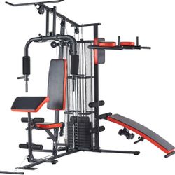 BalanceFrom-Home-Gym-System Workout-Station with 380LB of Resistance, 145LB-Weight Stack,

