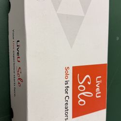 LiveU Solo (Non-Pro) - Open Box - Excellent Condition - $1000 Value 