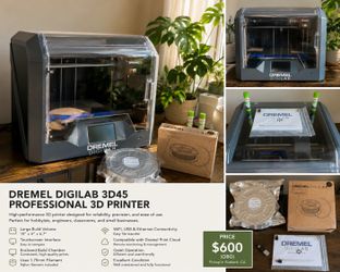 Dremel Digilab 3D45 Professional 3D Printer + Extra Filament