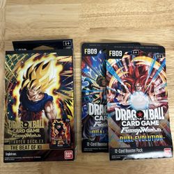 Dragon Ball Super Fb09 Sleeve Packs Fs12 Starter