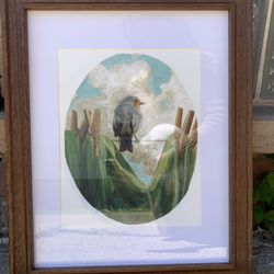 Framed Acrylic Painting 