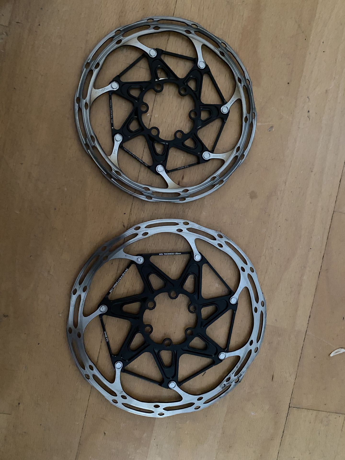 SRAM CLX Rotors 6 Bolts Excellent 