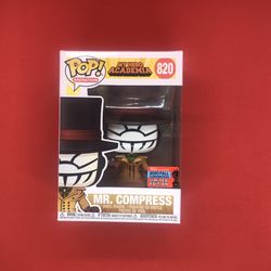 Funko POP! Mr. Compress #820 NYCC 2020 Fall Convention My Hero Academia Anime