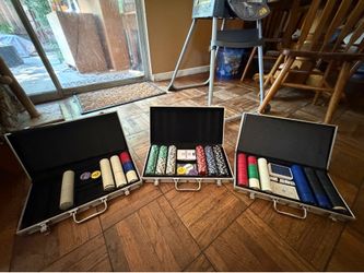 Poker Chips & Cards with Cases