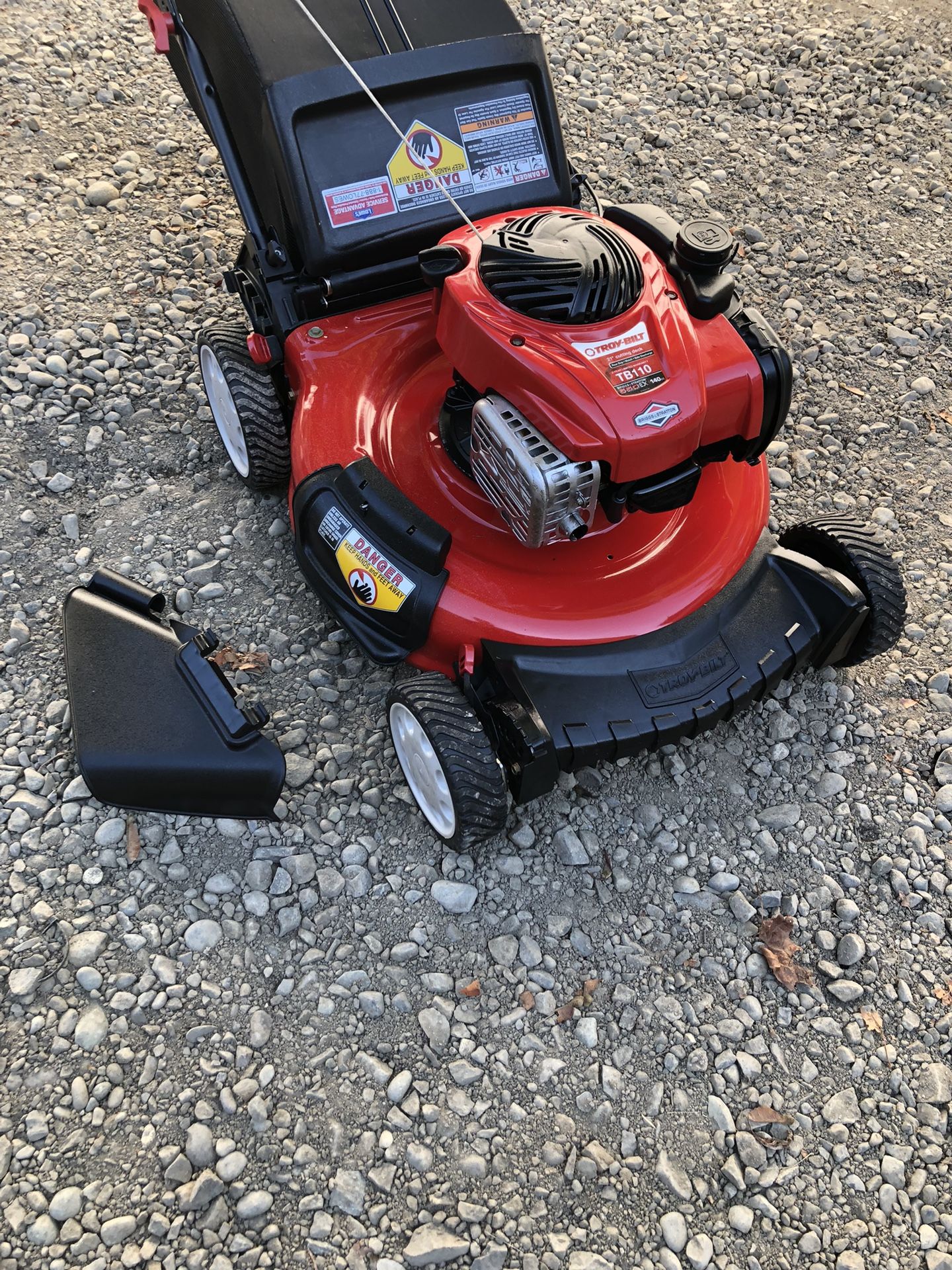 Like new troy, Bilt, new style, lightweight push lawnmower