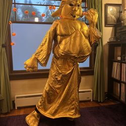 Golden Buddha Halloween Costume Fits Most 
