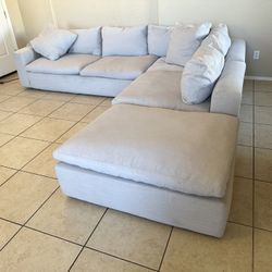 Light Gray Cloud Sectional-FREE DELIVERY 🚚 