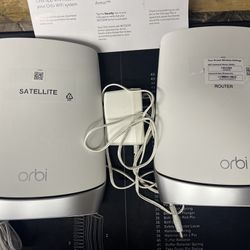 Orbi Router And Satellite Mesh Network 