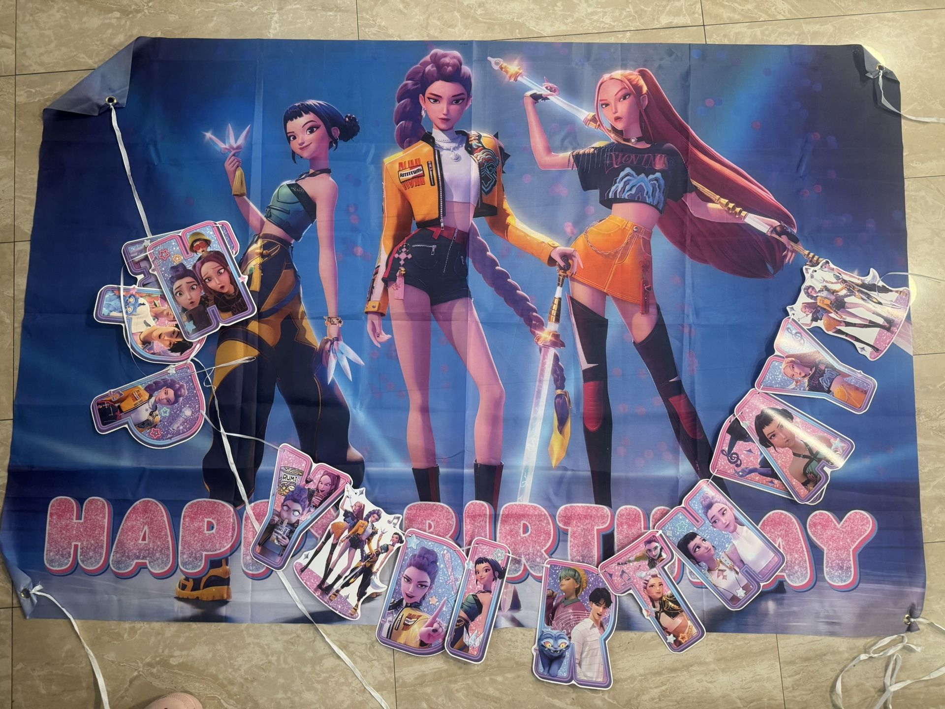 K Pop Demon Hunter Party Decoration