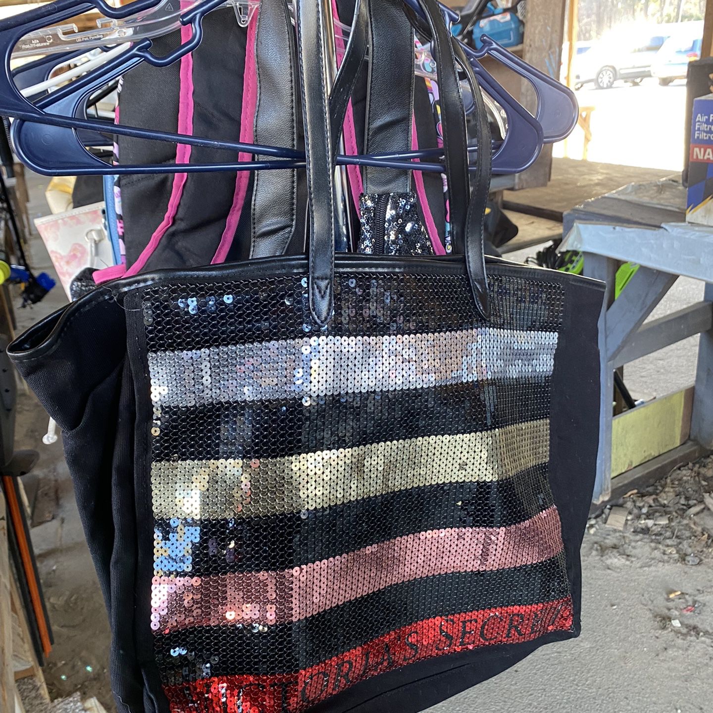 Victoria Secret Sequin Tote Bag for Sale in Austell, GA - OfferUp