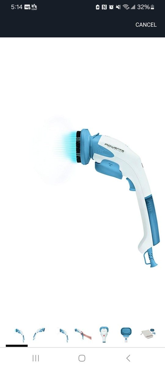 Rowenta DR6055Q11 Travel Steam Brush Handheld Garment Steamer (original $40)