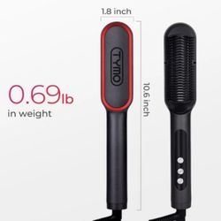 TYMO Ring Plus Ionic Hair Straightener Brush Without Box