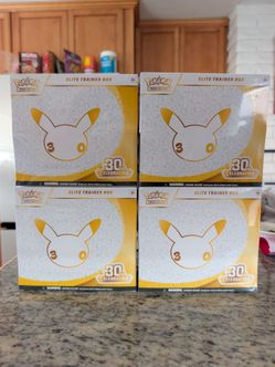 Pokémon 30th Celebration Elite Trainer Box x4