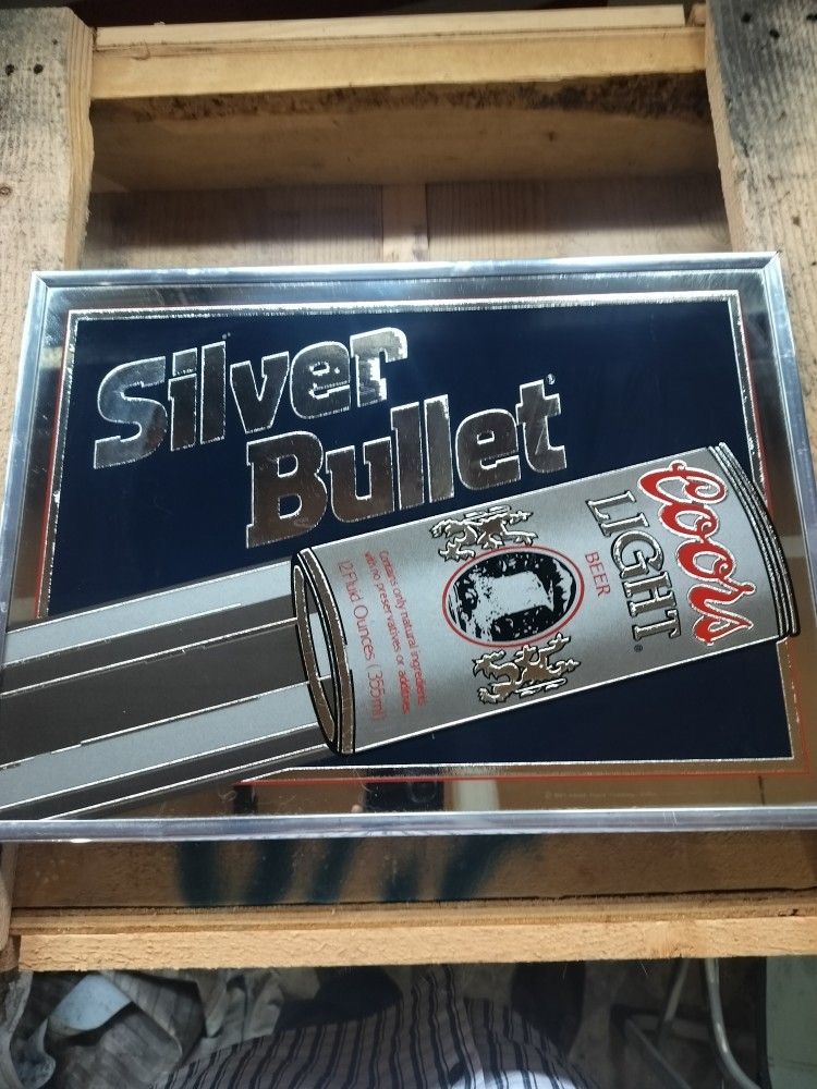 Coors Light Bar Sign Mirror 
