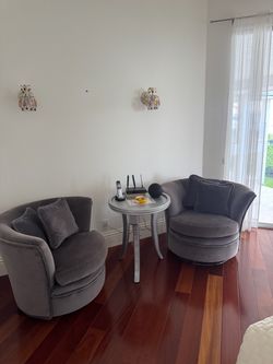 Fabric chairs