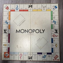 1954 "Popular Edition" Monopoly board”