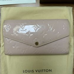 Authentic Louis Vuitton Sarah Wallet – Rose Ballerine M61227