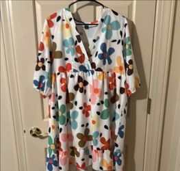 Multicolor Midi Dress