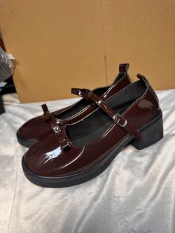 Brown chunky platform