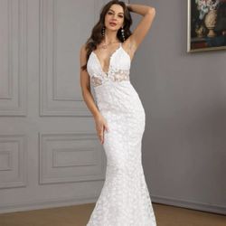 Wedding Dress, White Dress, Gala Dress, Prom Dress 