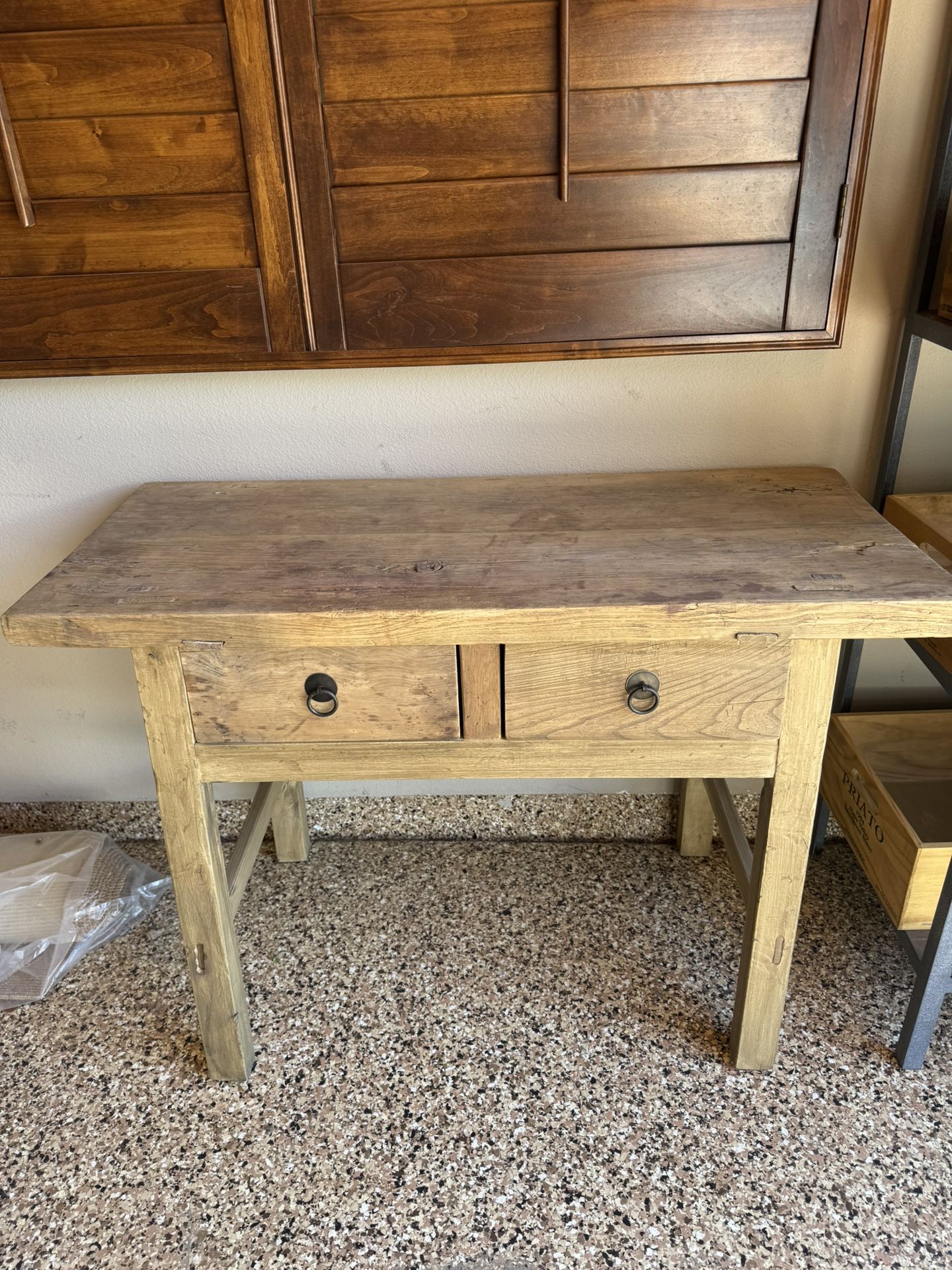 (2) Vintage Chinese Butcher Tables