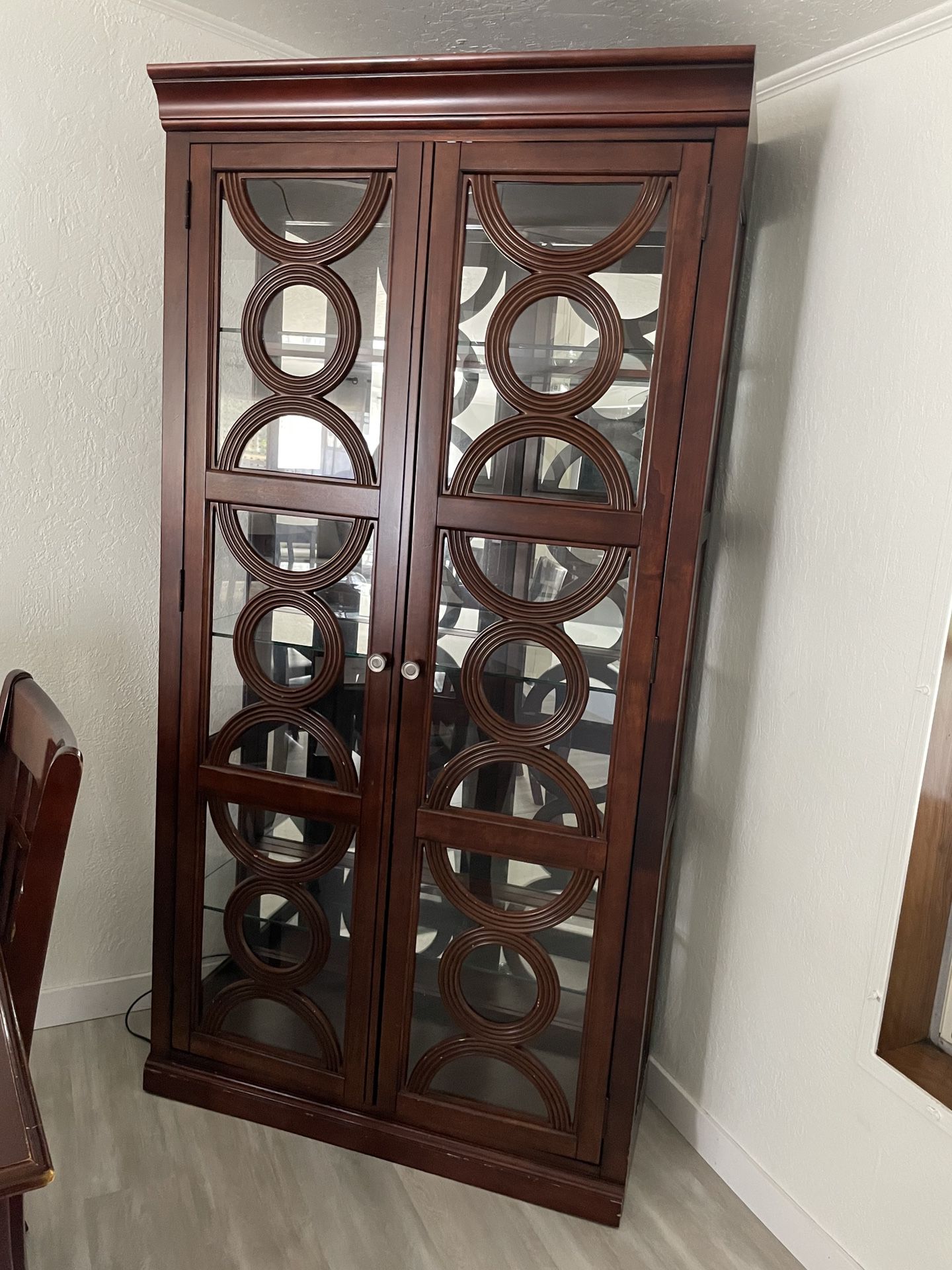 Brown Dinner Hall Cabinet 