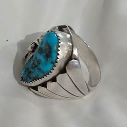 Navajo Siler,turquoise, Ring