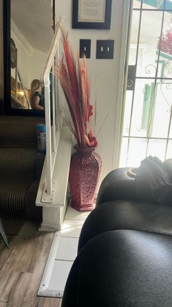 Red Vase