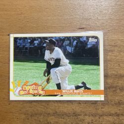 2020 TOPPS WILLIE MAYS SPRING HAS SPRUNG CARD