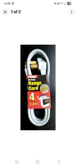 Lake Nona Area - Prime 50 amp Range Power Cord 4 Ft RD628104L New