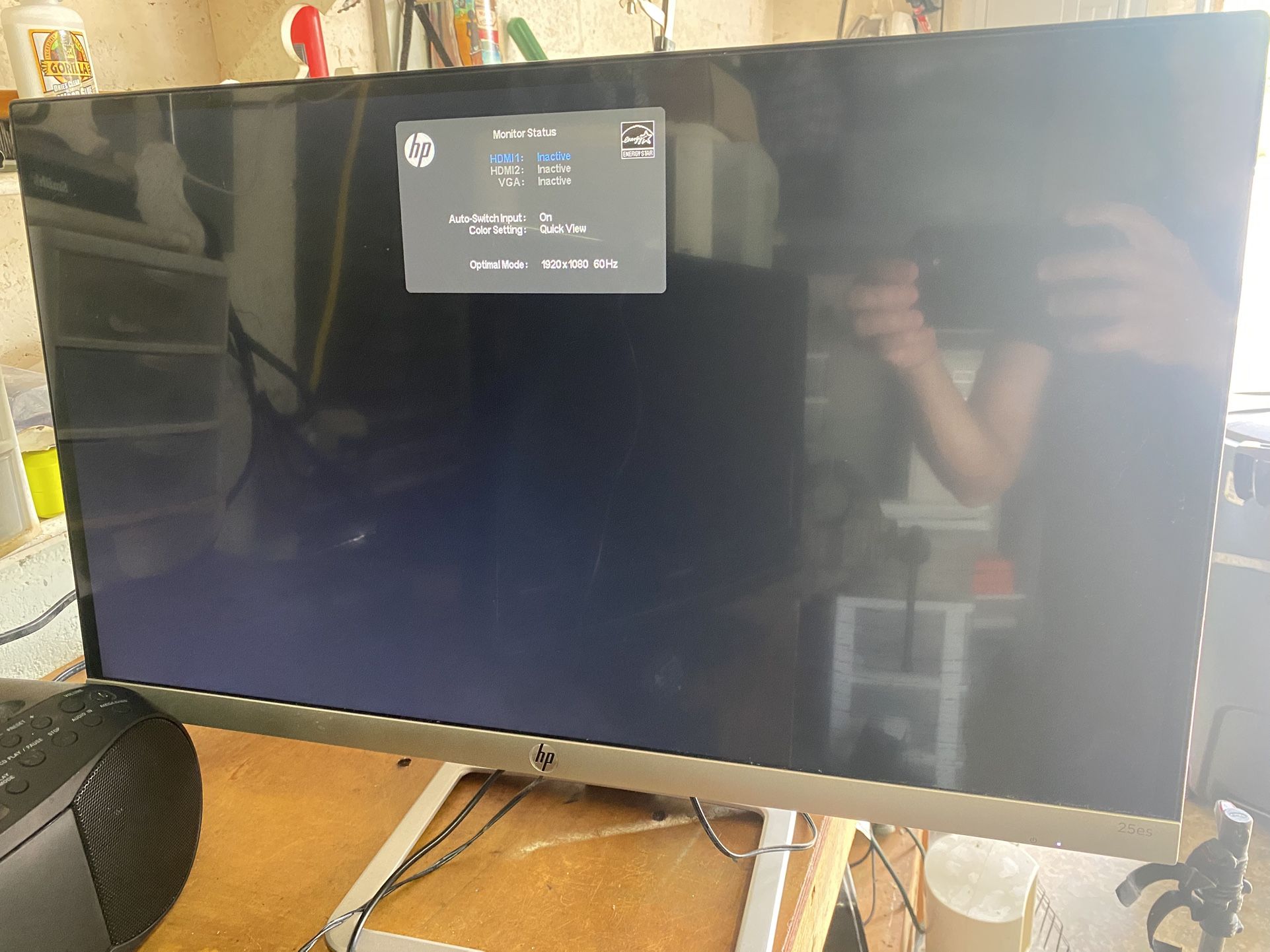 HP monitor 25”